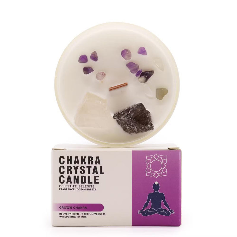Bougies Cristal Chakras
