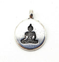 Charme Bouddha Argent 2cm 50pcs