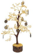 Arbre du Bonheur Citrine & Soleil 300 Pierres – Prospérité, Joie & Énergie Positive