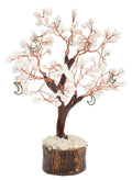 Arbre du Bonheur Jade Blanche & Lune 160 Pierres – Sérénité, Harmonie & Clarté