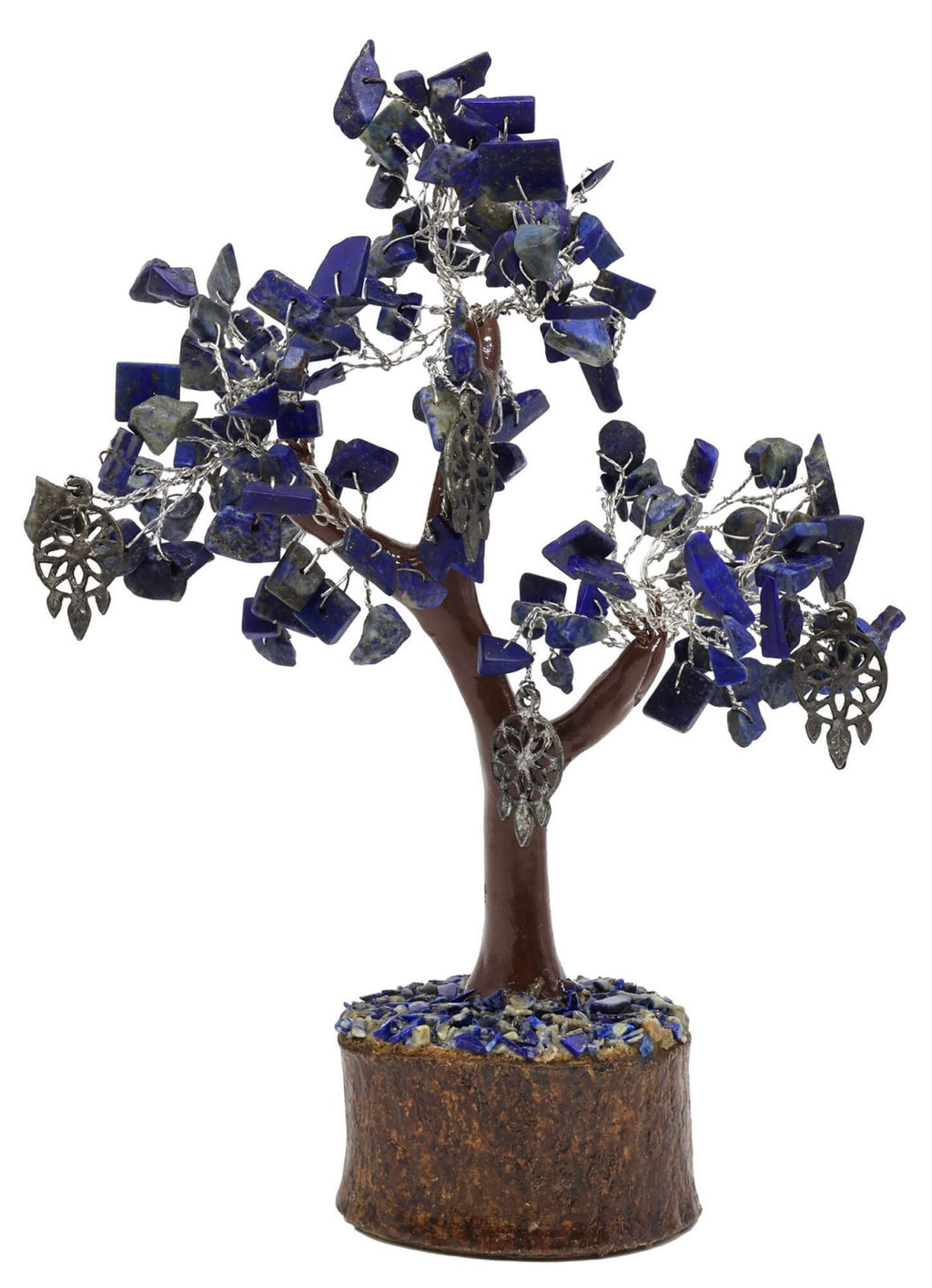 Arbre du Bonheur Lapis Lazuli & Attrape-Rêve 160 Pierres – Communication, Guérison & Créativité
