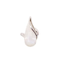 Bague Pierre de Lune "Colombe" en Argent 925 | Cabochon Goutte – Pierre Sacrée de Féminité et d'Intuition