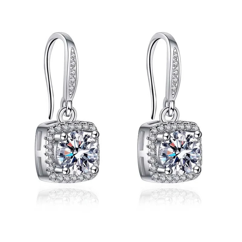 Boucles d'Oreilles Miryam – Argent 925 & Zirconium | Éclat Sublime, Chic & Sophistication Exclusive