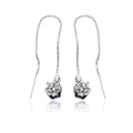 Boucles d'Oreilles Jade – Argent 925 & Zirconium | Nature, Sophistication & Élégance Unique