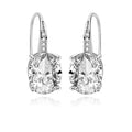 Boucles d'Oreilles Argent 925 Izïa | Zirconium | Certifiées Poinçon | Bijou Femme Art & Mode