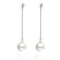 ✨ Boucles d'Oreilles Zélie Argent 925 Poinçonné | Perle & Zirconium | Raffinement Intemporel