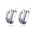 Boucles d'Oreilles Maude – Argent 925 & Zirconium | Luxe Discret & Beauté Intemporelle