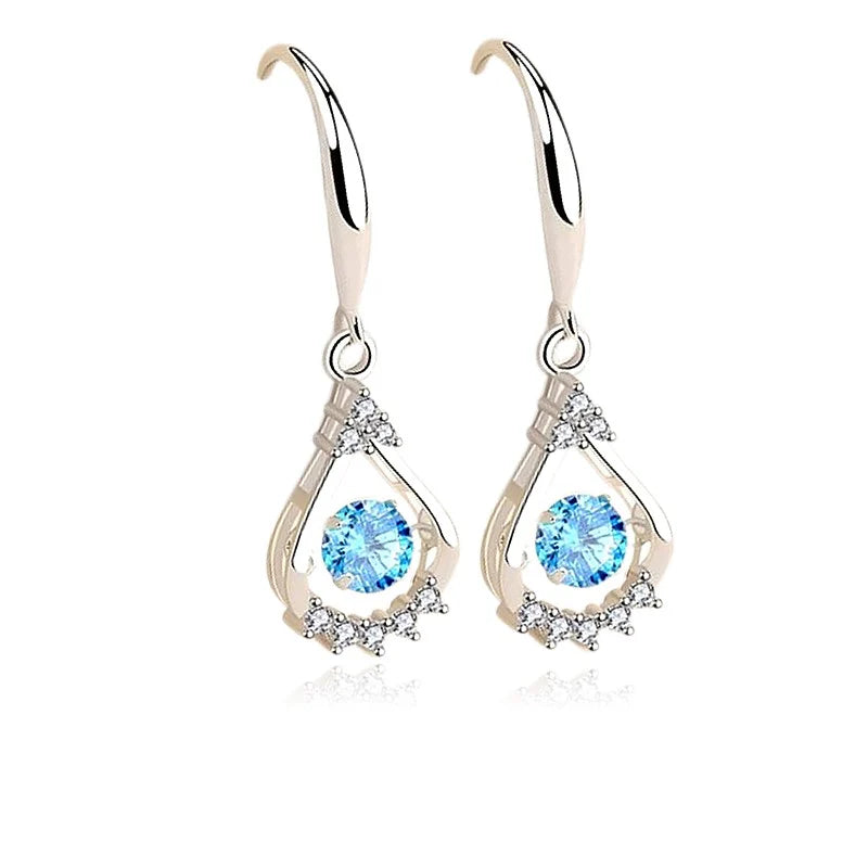 Boucles d'Oreilles Edith | Argent 925 Poinçon Certifié | Zirconium | Luxe Avant-Gardiste & Sophistication