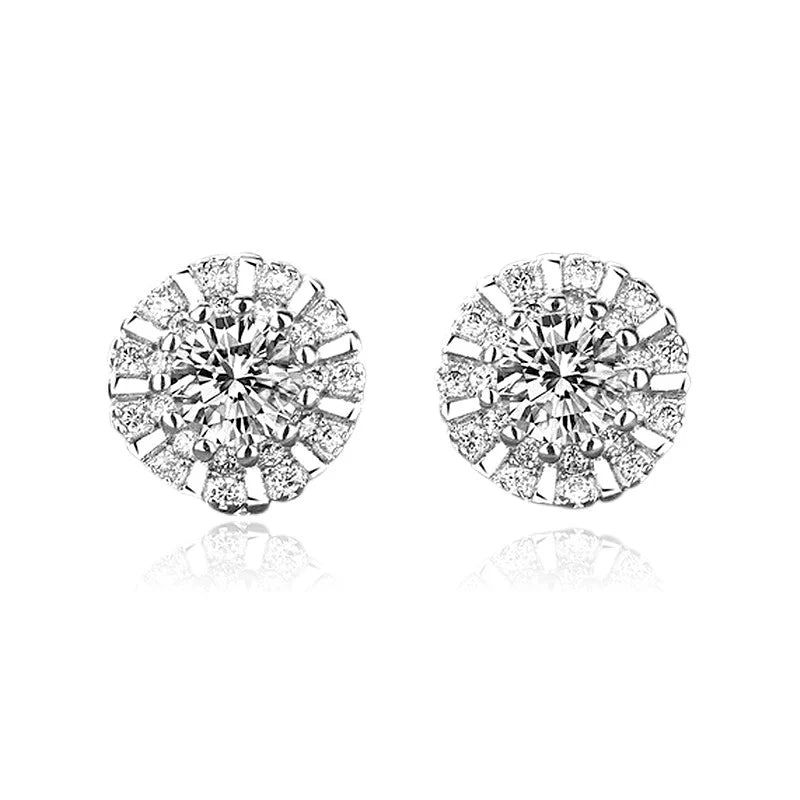Boucles d'Oreilles Sévérine – Argent 925 Fait Main & Zirconium | Art, Mode & Sophistication