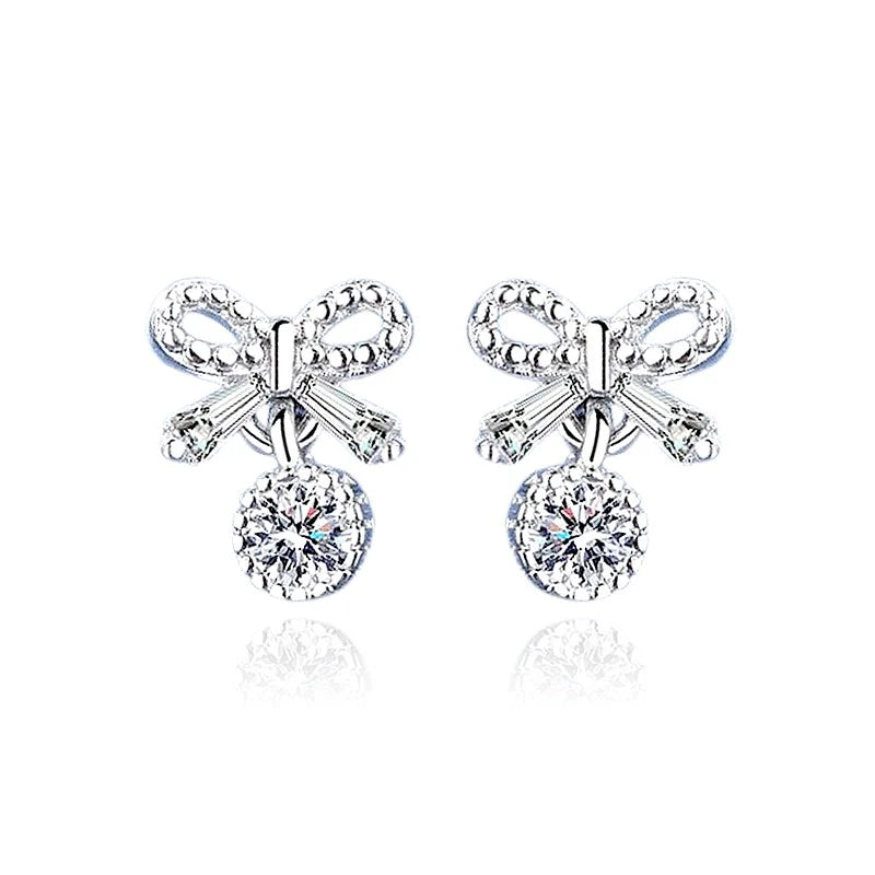 Boucles d'Oreilles Marie – Argent 925 & Zirconium | Sophistication, Élégance & Style Exclusif