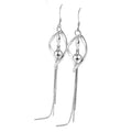 Boucles d'Oreilles Argent 925 Lise | Zirconium | Certifiées Poinçon | Longues Tombantes Femme Luxe