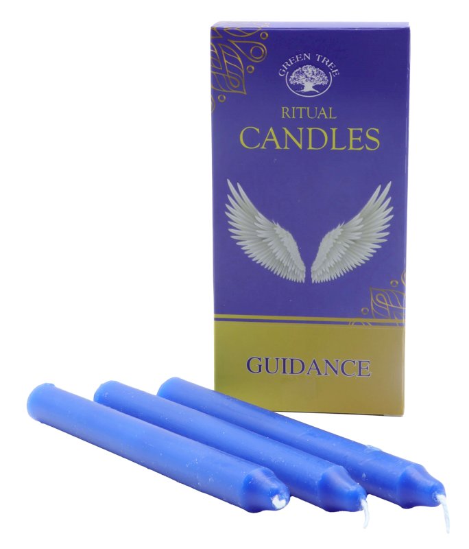 Bougies Rituel Guidance – Lot de 10 Bougies Teintées dans la Masse | 13 cm