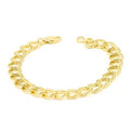 * Bracelet Femme Doré Doubles Mailles Ovales – Plaqué Or 1 Micron Premium | Bijou Élégant Intemporel