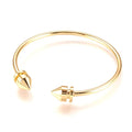* Bracelet Jonc Femme Doré – Plaqué Or 1 Micron
