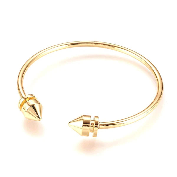 * Bracelet Jonc Femme Doré – Plaqué Or 1 Micron