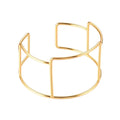 * Bracelet Manchette Femme Doré Élégance & Modernité – Plaqué Or 1 Micron | Bijou Statement Réglable