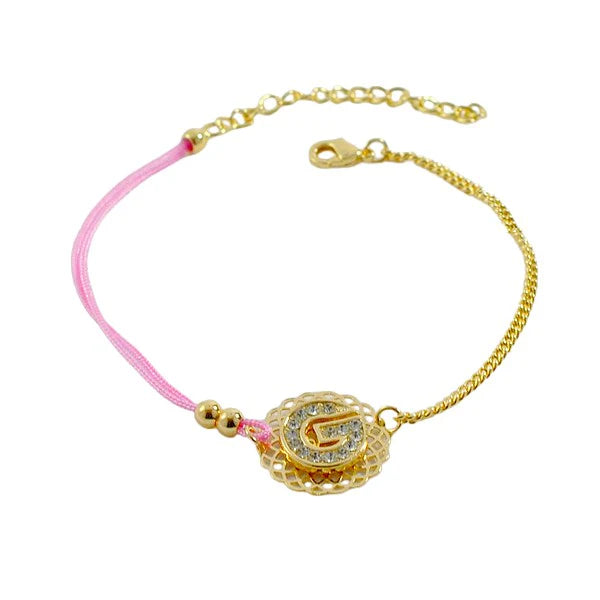 * Bracelet Souple Fin Doré Chaîne & Cordon – Plaqué Or 1 Micron | Femme 19 cm