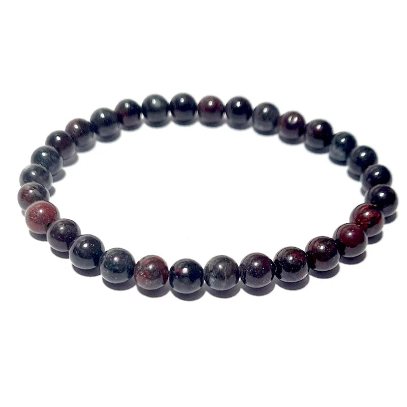Bracelet Femme Jaspe Breschia – Pierres Naturelles 6mm Élastique