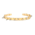 Bracelet Jonc Maude – Pierre Naturelle de Labradorite & Acier Inoxydable | Réglable