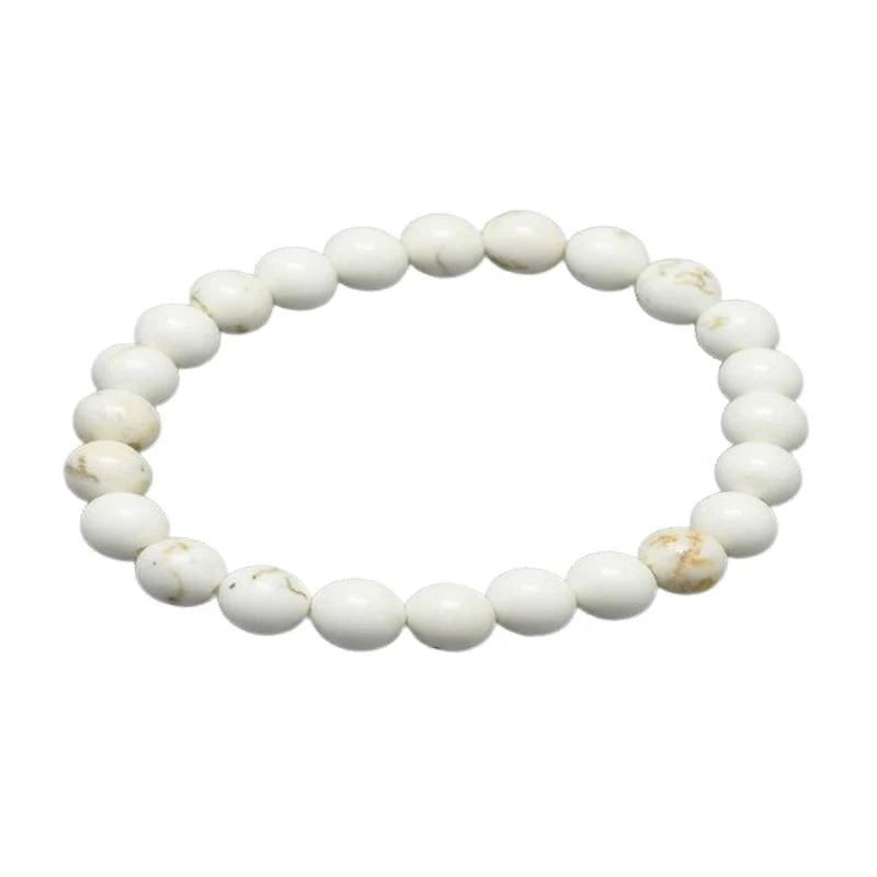 Bracelet Magnésite Pierres Naturelles — Apaisement & Équilibre