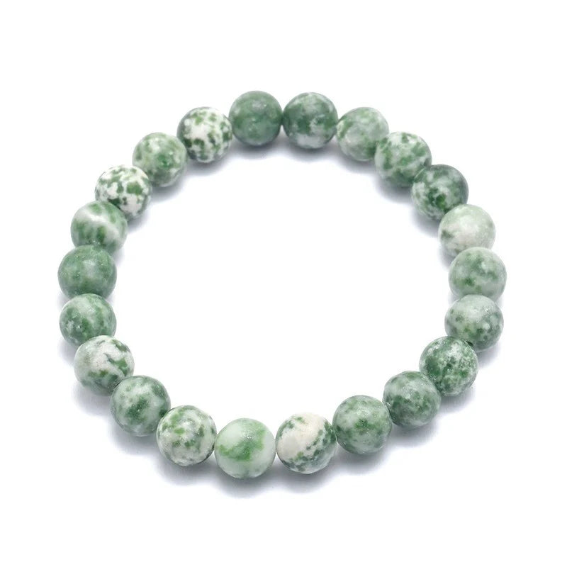 Bracelet Jaspe Vert – Pierres Naturelles 6mm Élastique Homme & Femme