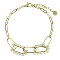 Bracelet Femme Acier Doré & Multitude de Labradorites Naturelles — 17 cm + 3 cm Réglage | Magie & Intuition
