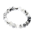 Bracelet Tourmaline Naturelle 8mm – Élastique – Homme & Femme