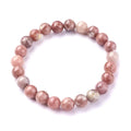 Bracelet Jade Prunier Pierres Naturelles 8mm – Élastique – Homme & Femme