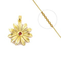 Collier Chaîne Pendentif Fleur - Doré | Fraîcheur Naturelle & Élégance