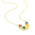 Collier Pendentif Trèfle à Quatre Cœurs Doré à l'Or Fin – Plaqué Or 1 Micron