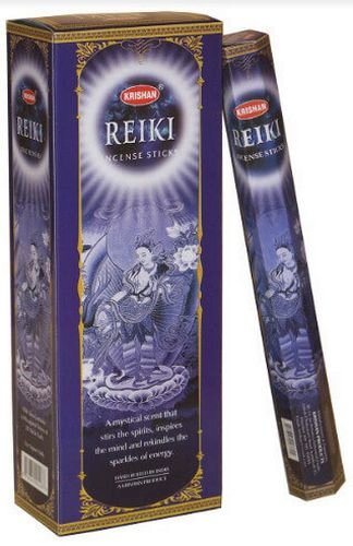 Encens Krishan Reiki 20g – Boîte 6 Paquets | Énergie Universelle & Guérison Naturelle