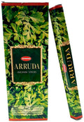 Encens Krishan Arruda 20g – Boîte 6 Paquets | Protection & Purification Naturelles