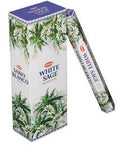 Encens Krishan Sauge Blanche 20g | Boîte de 6 Paquets — Purification & Soin