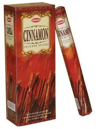 Encens Krishan Cannelle 20g – Boîte 6 Paquets | Chaleur Épicée & Bien-être Naturel