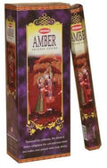 Encens Krishan Ambre 20g – Boîte 6 Paquets | Chaleur & Envoûtement Naturel
