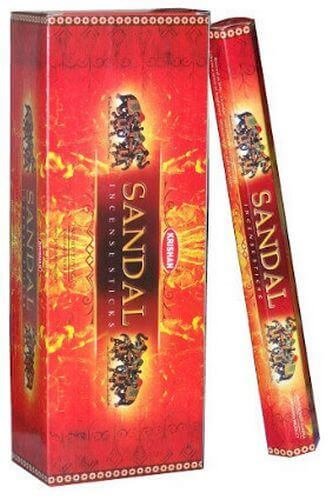 Encens Krishan Santal 20g | Boîte de 6 Paquets — Apaisement & Méditation