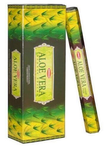 Encens Krishan Aloé Vera 20g – Boîte 6 Paquets | Pureté & Bien-être Naturel
