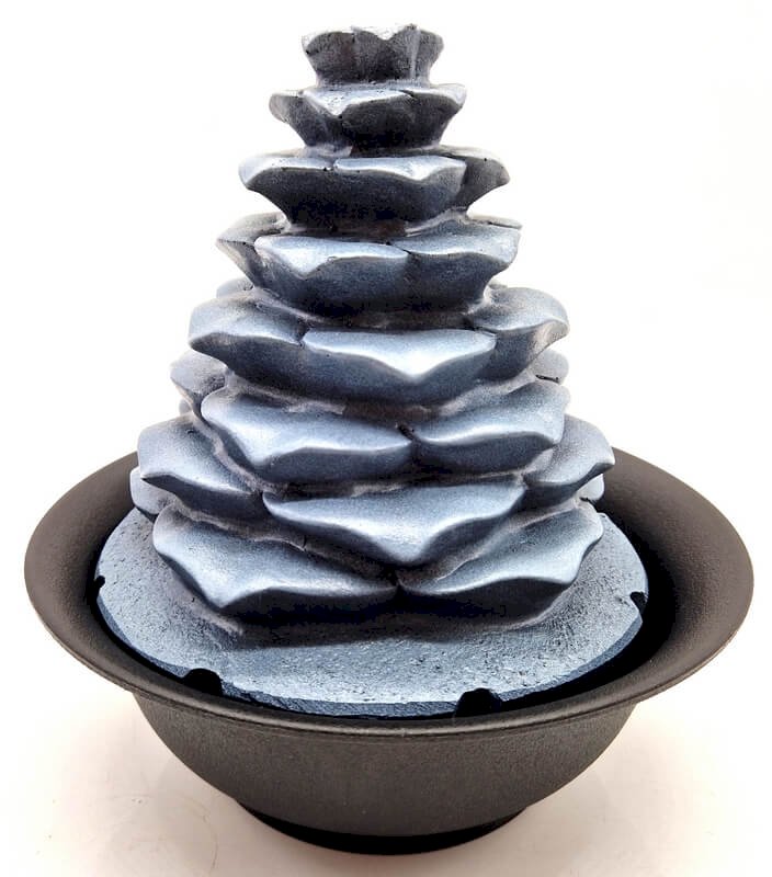 Fontaine Montagne Sacrée Résine 29cm – Pompe Incluse | Déco Zen Nature Feng Shui