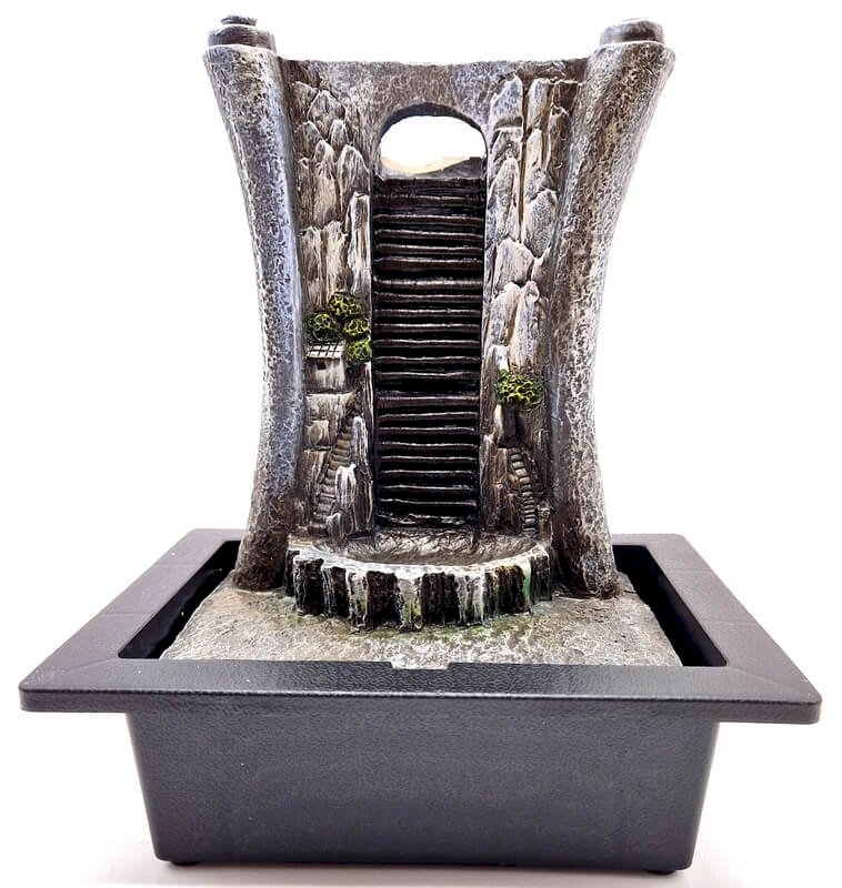 Fontaine Mur d’Eau Résine 29cm – Pompe Incluse | Déco Design Zen Intérieur