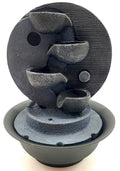Fontaine Yin-Yang Résine 29cm – LED & Pompe Incluses | Équilibre & Harmonie Feng Shui