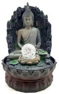 Fontaine Bouddha Thaï Résine 29cm – Pompe Incluse | Déco Zen Feng Shui Intérieur
