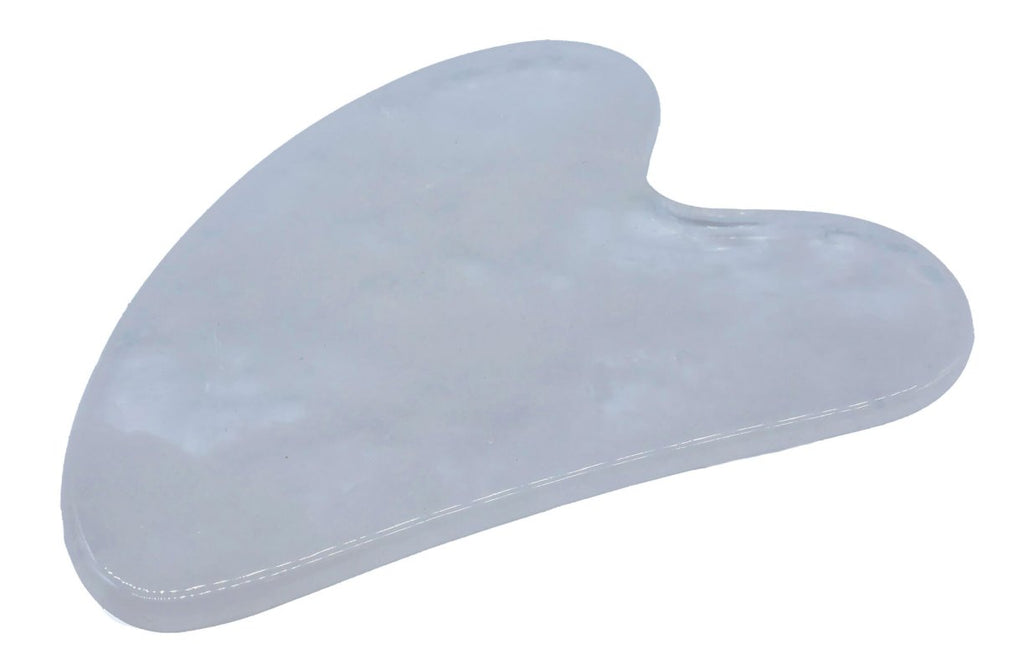 Palme de Massage Cristal de Roche 8cm | Pierre Naturelle Purification, Clarté & Harmonie Énergétique