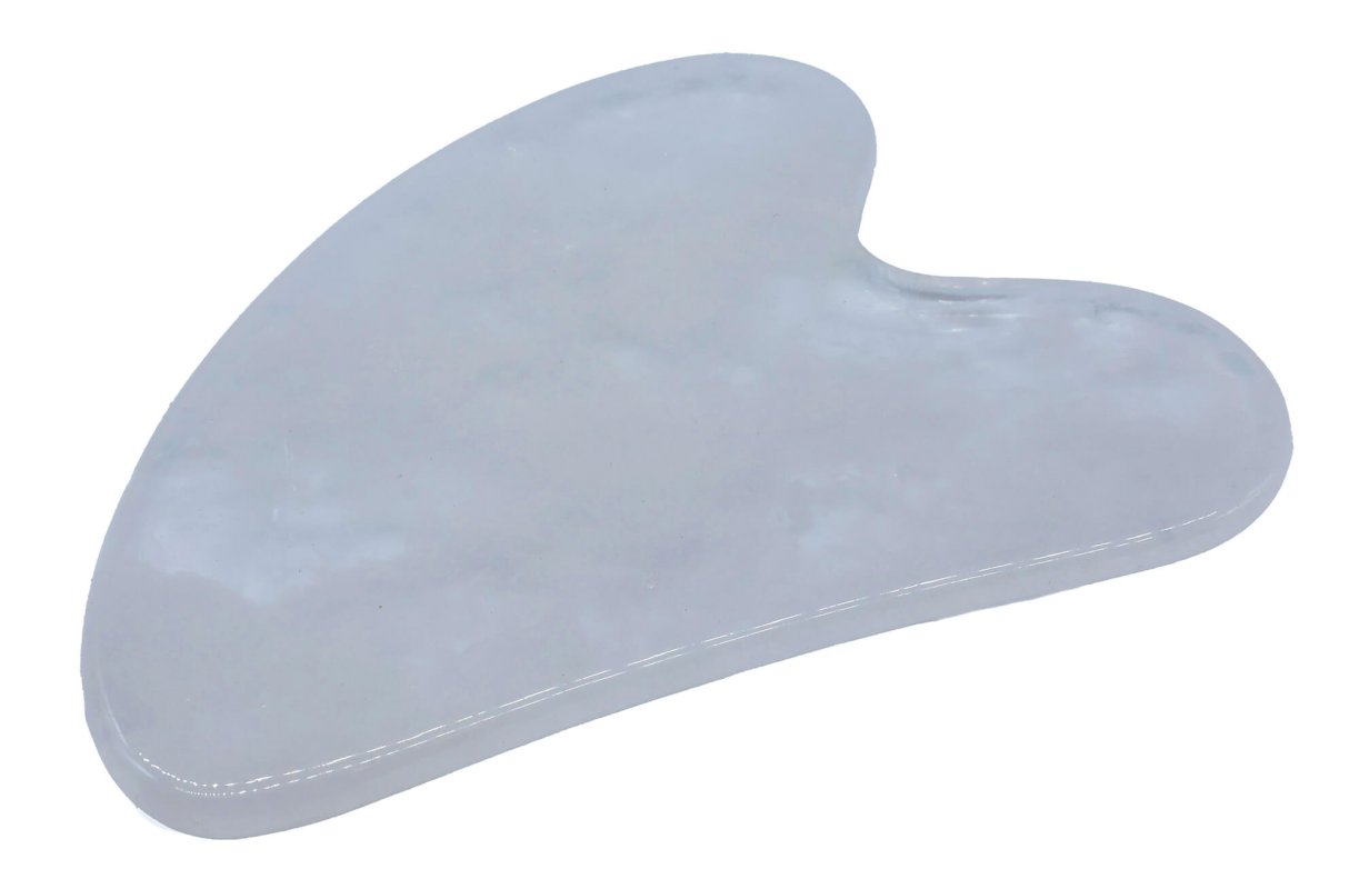 Palme de Massage Cristal de Roche 8cm | Pierre Naturelle Purification, Clarté & Harmonie Énergétique