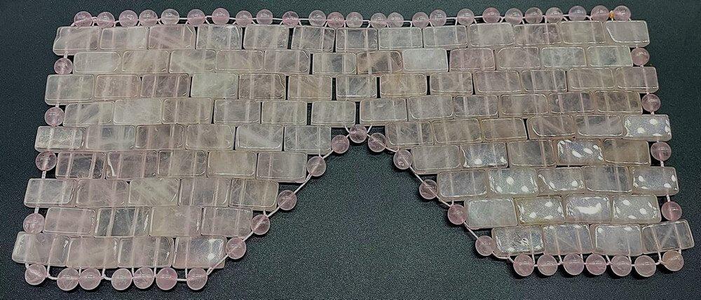 Masque de Méditation Yeux Quartz Rose | Pierre Naturelle Amour de Soi, Douceur & Relaxation Profonde