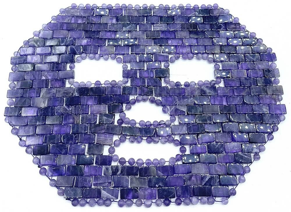 ✨ Masque de Méditation Intégral Améthyste | Couverture Complète Visage, Sommeil Profond & Éveil Spirituel