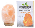Lampe de Sel Himalaya Brute 1-2 kg – Socle Bois, Ampoule & Kit CE Inclus