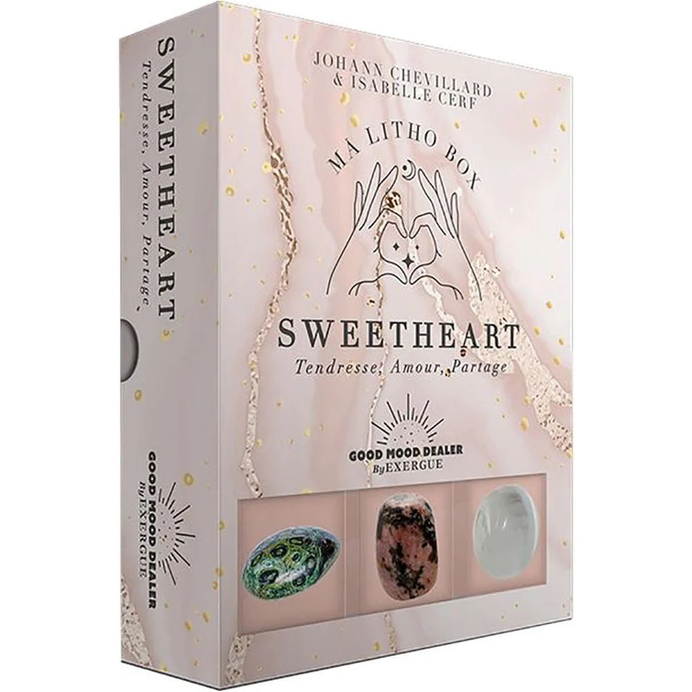 Ma Litho Box Sweetheart – Coffret Lithothérapie Chakra du Cœur | Chevillard & Cerf