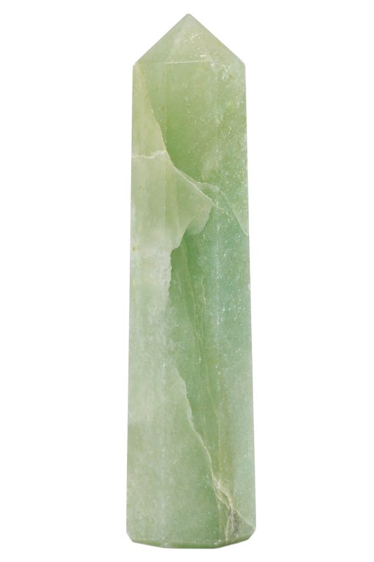 Obélisque en Aventurine Verte 10cm – Chance, Feng Shui & Décoration Spirituelle