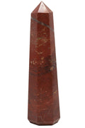 Obélisque en Jaspe Rouge 10cm – Vitalité, Ancrage & Décoration Spirituelle