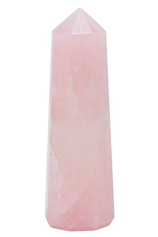 Obélisque en Quartz Rose 10cm – Amour, Douceur & Décoration Spirituelle